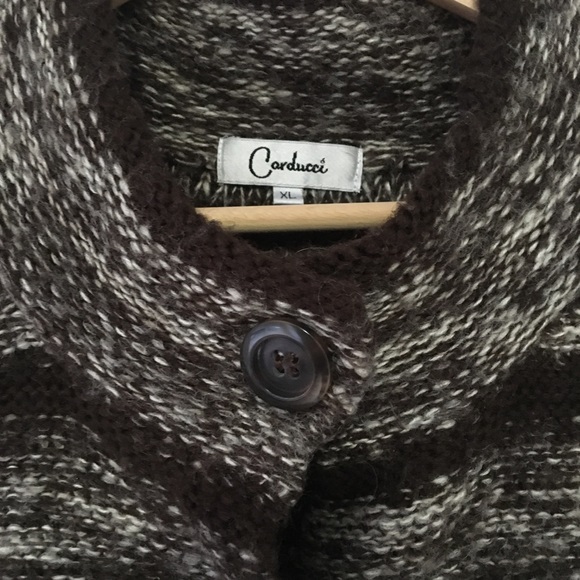 Sweater jacket with pockets Brown Size XL - Picture 3 of 3